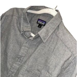 Patagonia Vjosa River Pima Cotton LS size L - Gray